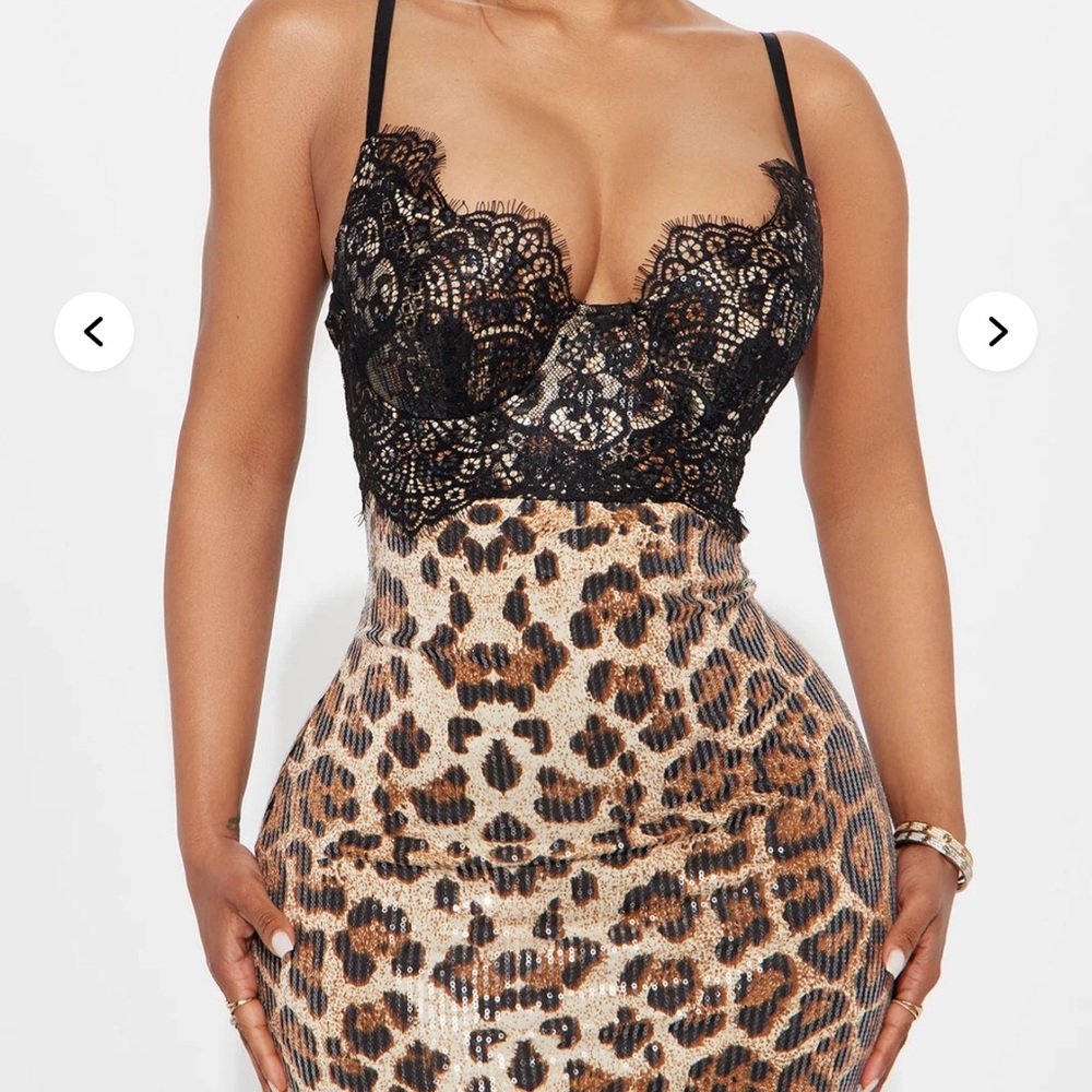 Leopard Print Maxi Dress ❤️